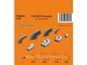 Yak-9D Exhausts