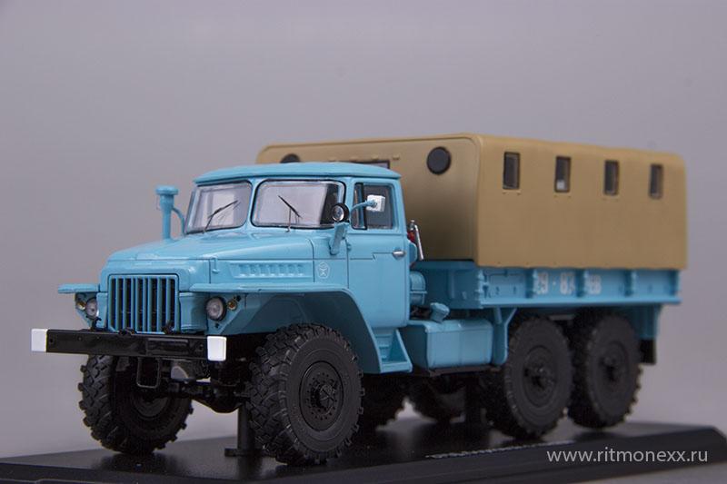 Фото #6 для Миасский грузовик 375Д бортовой с тентом (голубой)