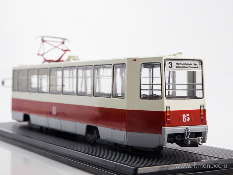 Фото #7 для Трамвай КТМ-8 (красно-белый)