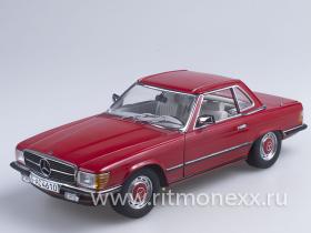 1977 Mercedes-Benz 350 SL Hard Top Coupe (Signal Red)