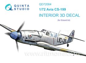 3D Декаль интерьера кабины Avia CS-199 (Eduard)
