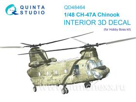3D Декаль интерьера кабины CH-47A (HobbyBoss)