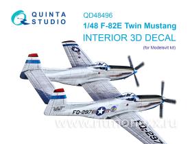 3D Декаль интерьера кабины F-82E Twin Mustang (Modelsvit)