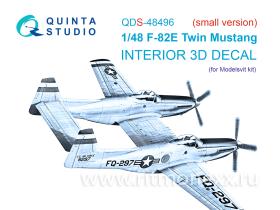 3D Декаль интерьера кабины F-82E Twin Mustang (Modelsvit) (малая версия)