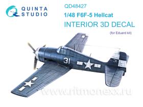 3D Декаль интерьера кабины F6F-5 Hellcat (Eduard)