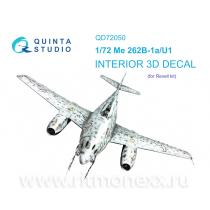 3D Декаль интерьера кабины Me-262B-1a/U1 (Revell)