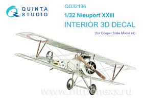 3D Декаль интерьера кабины Nieuport XXIII (CSM)
