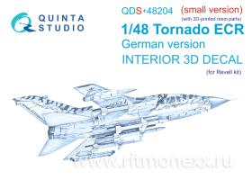 3D Декаль интерьера кабины Tornado ECR German (Revell) (малая версия) (с 3D-печатными деталями) 
