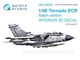 3D Декаль интерьера кабины Tornado ECR Italian (Revell) (с 3D-печатными деталями) 