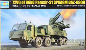 72V6 of 96k6 Pantsir-S1 SPAAGM BAZ-6909