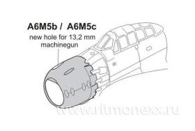 A6M5b/c Zero - Cowling with 13,2mm Machinegun