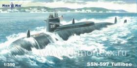 Американская атомная подводная лодка SSN-597 Tullibee
