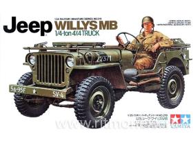 Американский 1/4-тонный джип 4х4 Willys MB (2 варианта сборки) и 1 фигурой водителя