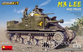 Американский танк M3 LEE с интерьером (средняя серия)