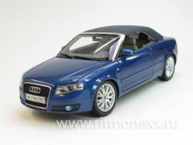 Audi A4 convertible with soft top bluemetallic 2006