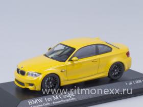 BMW 1 Series M Coupe, 2011 (yellow)