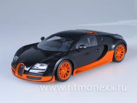 Bugatti Veyron SUPER SPORT - CARBON/ORANGE - WORLD RECORD EDITION 2011