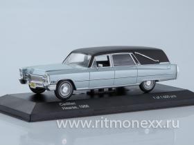 Cadillac Hearse, silver/matt black 1966