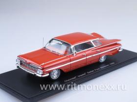 Chevrolet Impala Sedan Four Windows - red 1959