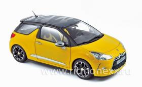 CITROEN DS3 2010 Pegase Yellow with Black Roof