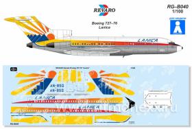 Декаль Boeing 727-76 LANICA