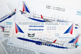 Декаль для самолета Boeing 737-800 Трансаэро