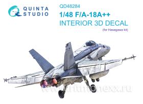 Декаль интерьера кабины F/A-18A++ (Hasegawa)