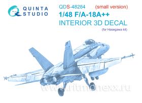Декаль интерьера кабины F/A-18A++ (Hasegawa) (Малая версия)