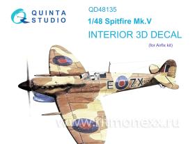 Декаль интерьера Spitfire Mk.V (Airfix)