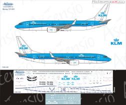 Декаль на самолет Boeing 737-800 KLM