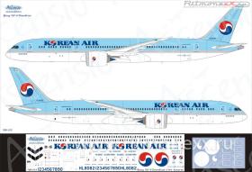 Декаль на самолет Boeing 787-9 Korean Air