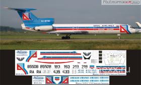 Декаль на Tu-154B-2 Уральские Авиалинии (OLD Livery)
