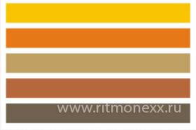 Декаль полноцветная обратная,цветовое поле (оттенки коричневого), А5