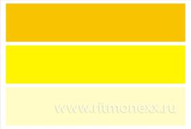 Декаль полноцветная обратная,цветовое поле (оттенки желтого), А5