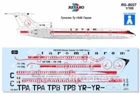 Декаль Ту-154Б Tarom