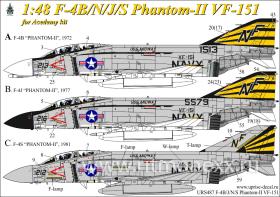 Декали для F-4B/N/J/S Phantom VF-151