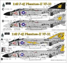 Декали для F-4J Phantom-II VF-33