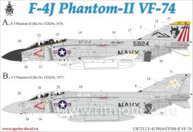 Декали для F-4J Phantom-II VF-74