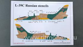 Декали для L-39C Albatros Russian Stencils