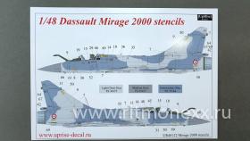 Декали для Mirage 2000C stencils