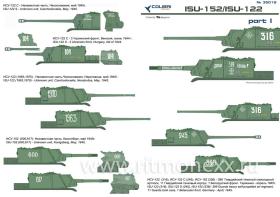 Декали ISU-152/ ISU-122 Part I