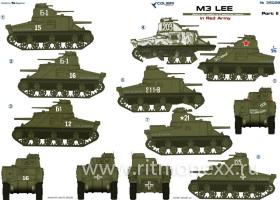 Декали  M3 Lee в Красной Армии. Part II