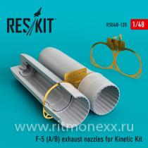 F-5 (A/B) exhaust nozzles for Kinetic Kit