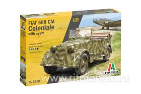 Fiat 508 CM Coloniale with crew
