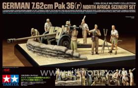 German 7.62cm Pak36(r) "North Africa Scenery Set"