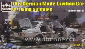 German Made Civilian Car w/Living Supplies