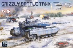 GRIZZLY BATTLE TANK with lighting system workable trucks a beeper