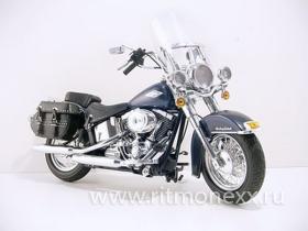 Harley-Davidson Heritage Motorcycle in Dark Blue Pearl 2009