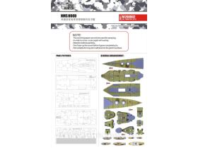 HMS HOOD RC Brass Upgrade Kits for 03710
