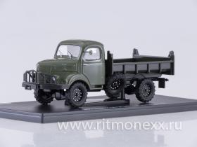 Hotchkiss Pl20 4X4 Avec Treuil Avant & Benne Tp Truck 1946 2 Tone Green